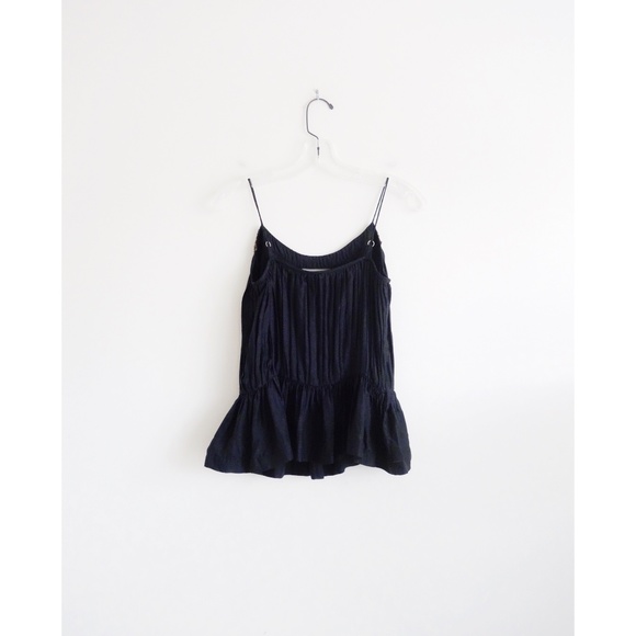 Day Birger et Mikkelsen Black Peplum Cami sz XS - Picture 2 of 3
